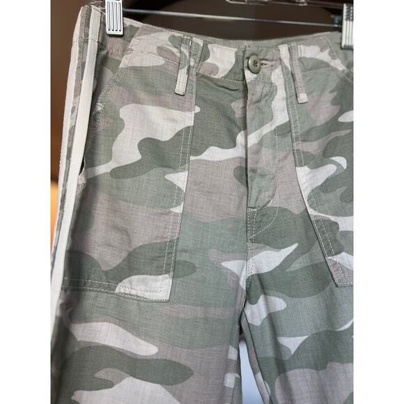 Mother The Shaker Chop Crop Fray in desert print - Picture 8 of 10